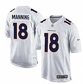 Nike Denver Broncos #18 Peyton Manning 2016 White Men's Game Event Jersey,baseball caps,new era cap wholesale,wholesale hats